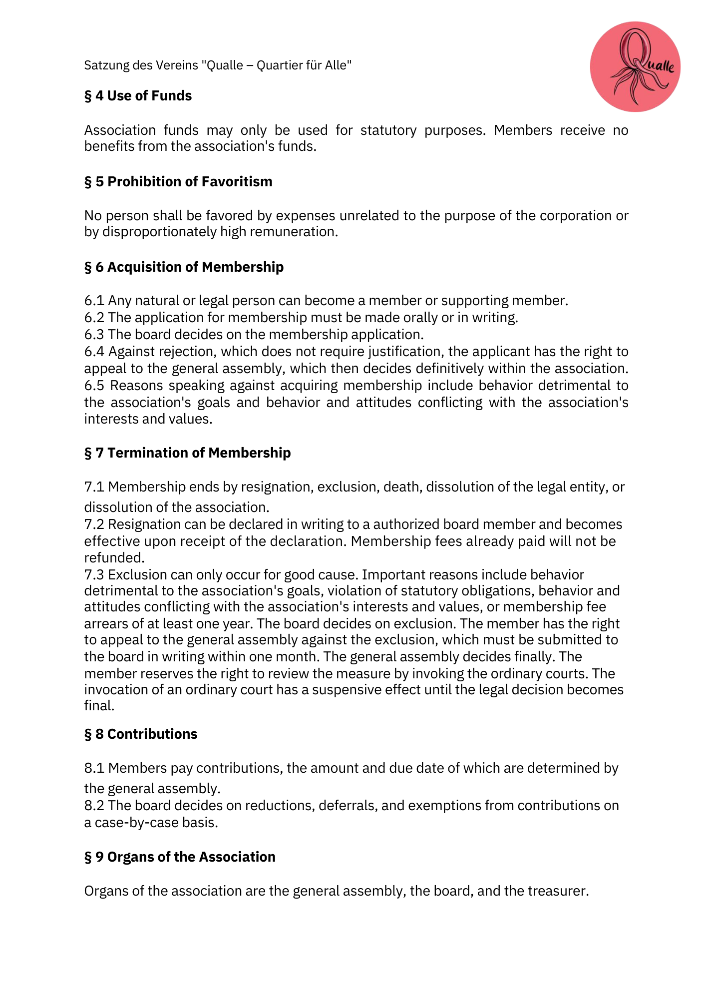 Page 2 of the constitution in English